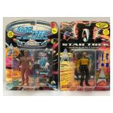 Misc. STAR TREK Action Figures (NIP) Some Old Stock