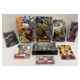 Misc. Collectible  Action Figures Including X-Men Wolverine & More (NIB)