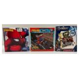Large Group Of Spiderman Puzzles (Factory Sealed)