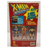 Vcintage Marvel Comics Collec tible X-Men Deluxe Sabertooth 10" Action Figure (New Old Stock) Box Beat Up
