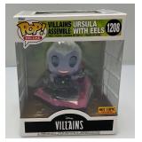 Misc. Collectible Villains Figurines Including FUNKO Pop! Ursula & Disney Villains Collection Limited Release Maleficent Has Crack In Plastic On Box (Both NIB)