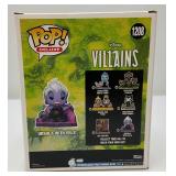 Misc. Collectible Villains Figurines Including FUNKO Pop! Ursula & Disney Villains Collection Limited Release Maleficent Has Crack In Plastic On Box (Both NIB)