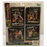 Misc Collectible Action Figures Including Xena And More (NIB) Boxes Beat Up A Little