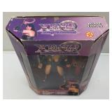 Misc Collectible Action Figures Including Xena And More (NIB) Boxes Beat Up A Little