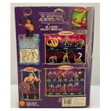 Misc Collectible Action Figures Including Xena And More (NIB) Boxes Beat Up A Little