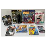 Misc Collectible Action Figures Including Marvel, War Craft And More (NIB) Some Boxes Beat Up A Little