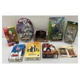 Misc Collectible Action Figures Including Lord Of The Rings, Simpson
