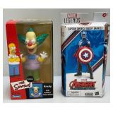 Misc Collectible Action Figures Including Lord Of The Rings, Simpson