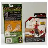 Misc Collectible Action Figures Including Lord Of The Rings, Simpson