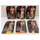 Misc. STAR WARS EPISODE I Action Figures (NIP) Some Bubbles Yellowed