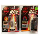 Misc. STAR WARS EPISODE I Action Figures (NIP) Some Bubbles Yellowed