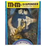Limited Edition Blues Café M&M Dispenser (New Old Stock) Plastic Loose On Box
