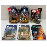 Misc. STAR WARS Action Figures (NIP) One Bubble Yellowed