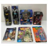 Misc. Action Figures Including Bat Man, Lost In Space And More (NIB) Robin Is Chalky In Pack