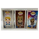 Misc. FUNKO Pop! Collectible Super Heroe Figures Including Superman & more (NIB)