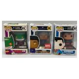 Misc. FUNKO Pop! Collectible Super Heroe Figures Including Superman & more (NIB)