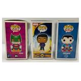 Misc. FUNKO Pop! Collectible Super Heroe Figures Including Superman & more (NIB)