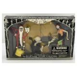 Nightmare Before Christmas SANTA JACK, SALLY & DR FINKLESTEIN PVC Figure Set (NIB) Piece Loose In Box