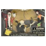 Nightmare Before Christmas SANTA JACK, SALLY & DR FINKLESTEIN PVC Figure Set (NIB) Piece Loose In Box