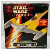 Vintage STAR WARS EPISODE I Electronic Naboo Fighter (New Open Box)