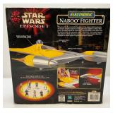 Vintage STAR WARS EPISODE I Electronic Naboo Fighter (New Open Box)