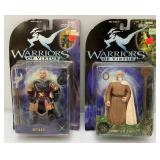 Vintage Collectible Warriors Of Virtue Action Figures Including Master Chung & Grillo (Both New On Card) Normal Shelf Wear
