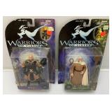 Vintage Collectible Warriors Of Virtue Action Figures Including Master Chung & Grillo (Both New On Card) Normal Shelf Wear