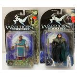 Vintage Collectible Warriors Of Virtue Action Figures Including Mosely & Komodo (Both New On Card) Normal Shelf Wear