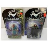 Vintage Collectible Warriors Of Virtue Action Figures Including Mosely & Komodo (Both New On Card) Normal Shelf Wear