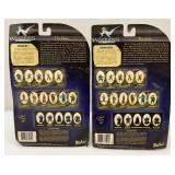 Vintage Collectible Warriors Of Virtue Action Figures Including Mosely & Komodo (Both New On Card) Normal Shelf Wear