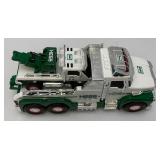 Miniature Die-Cast Collectible Trucks Including HESS Tow Truck Rescue Team Electronic Sounds And Lights & Farm Series Combine (Both New In Box)