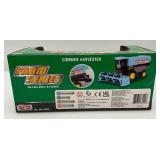Miniature Die-Cast Collectible Trucks Including HESS Tow Truck Rescue Team Electronic Sounds And Lights & Farm Series Combine (Both New In Box)