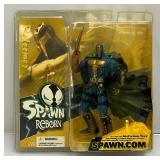 Misc. Collectible Action Figures Including Ghost Rider, Spawn, TMNT And Xena (New Old Stock On Card) Shelf Wear Present