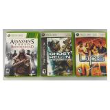 Misc. X-Box 360 Games In Original Sleeves Including Rainbow Six VEGAS And More (Pre-owned)