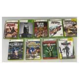 Misc. X-Box 360 Games In Original Sleeves Including Batman And More (Pre-owned)