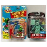 Misc. Toys And Puzzles Including Marvin The Martian And More (Most New In Pack)