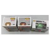 Misc. FUNKO Pop! Collectible Figures Including STAR WARS (GROGU)  & more (NIB)