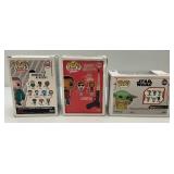 Misc. FUNKO Pop! Collectible Figures Including STAR WARS (GROGU)  & more (NIB)