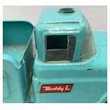 1960 Buddy L Pressed Steel Blue Wrecker Tow Truck (Missing Plastic Red Top Light)