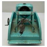 1960 Buddy L Pressed Steel Blue Wrecker Tow Truck (Missing Plastic Red Top Light)