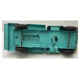 1960 Buddy L Pressed Steel Blue Wrecker Tow Truck (Missing Plastic Red Top Light)