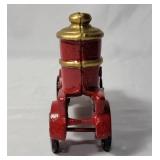 Vintage Cast Iron Fire Truck 6"  x 4  1/2"