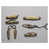 Bag of 7 Misc. Vintage Pocket Knives