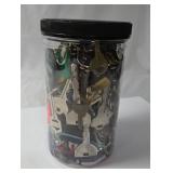 Jar of Keys and Key Tags