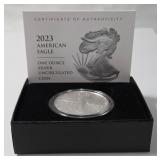 US Mint 2023 "American Eagle" One ounce of Silver Uncirculated