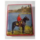 Thornes World Premier Toffee Candy Advertising Tin from Leeds England, Canaidian Mounted Police 7" x 5.5" - from the 70
