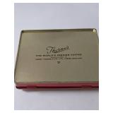 Thornes World Premier Toffee Candy Advertising Tin from Leeds England, Canaidian Mounted Police 7" x 5.5" - from the 70