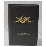 US Commemorative Gallery in leather holder Mint Proof Set.  Theodore and Franklin Roosevelt