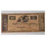 7 REPLICA Treasury Warrant Bills. Bank of Chattanooga, Arkansas, Louisiana, Philadelphia, and Texas