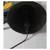 Vintage John Deere Cast Iron Farmhouse Dinner Bell.  Tractor Wall Mounted Bell.  Rustic Country Décor.